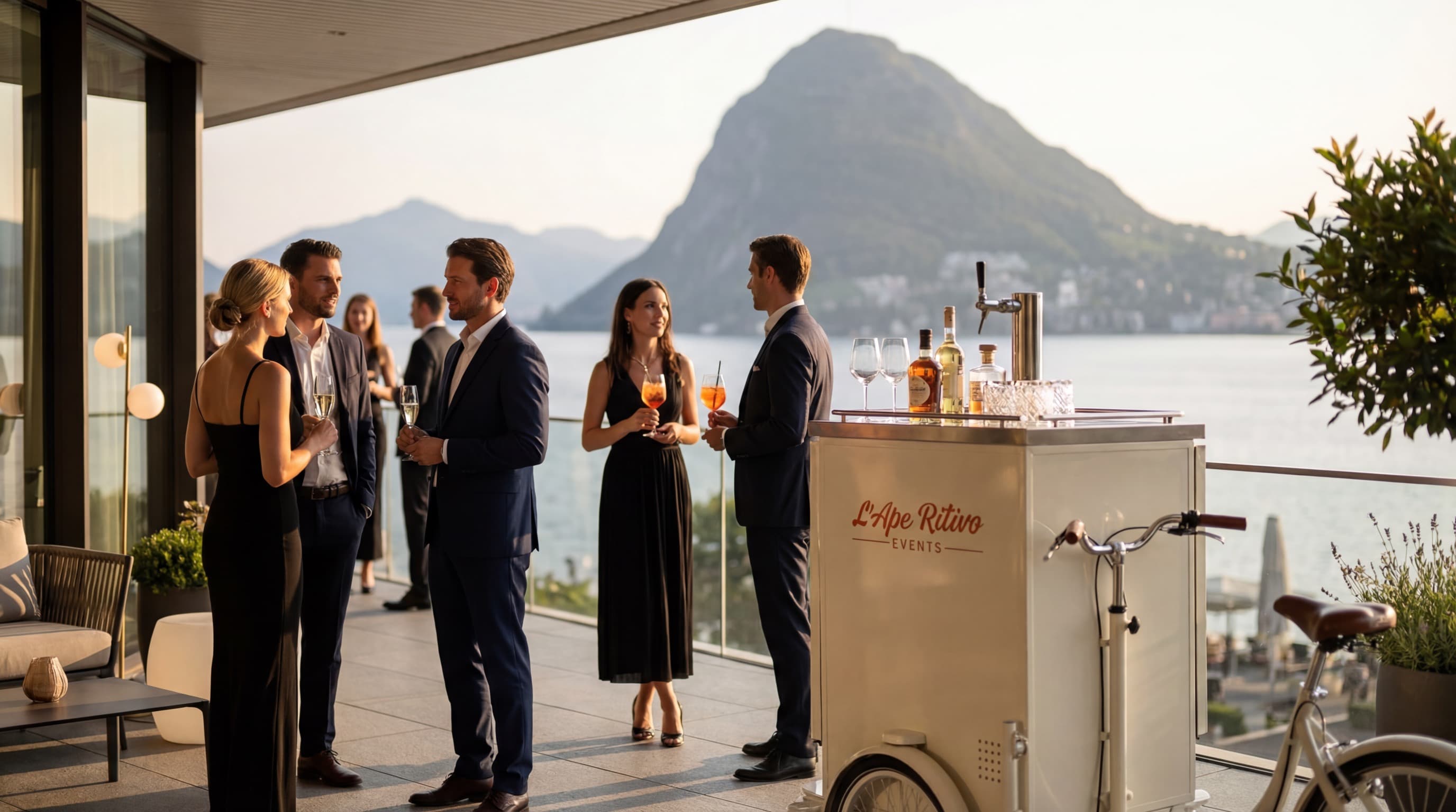 Evento corporate vista lago