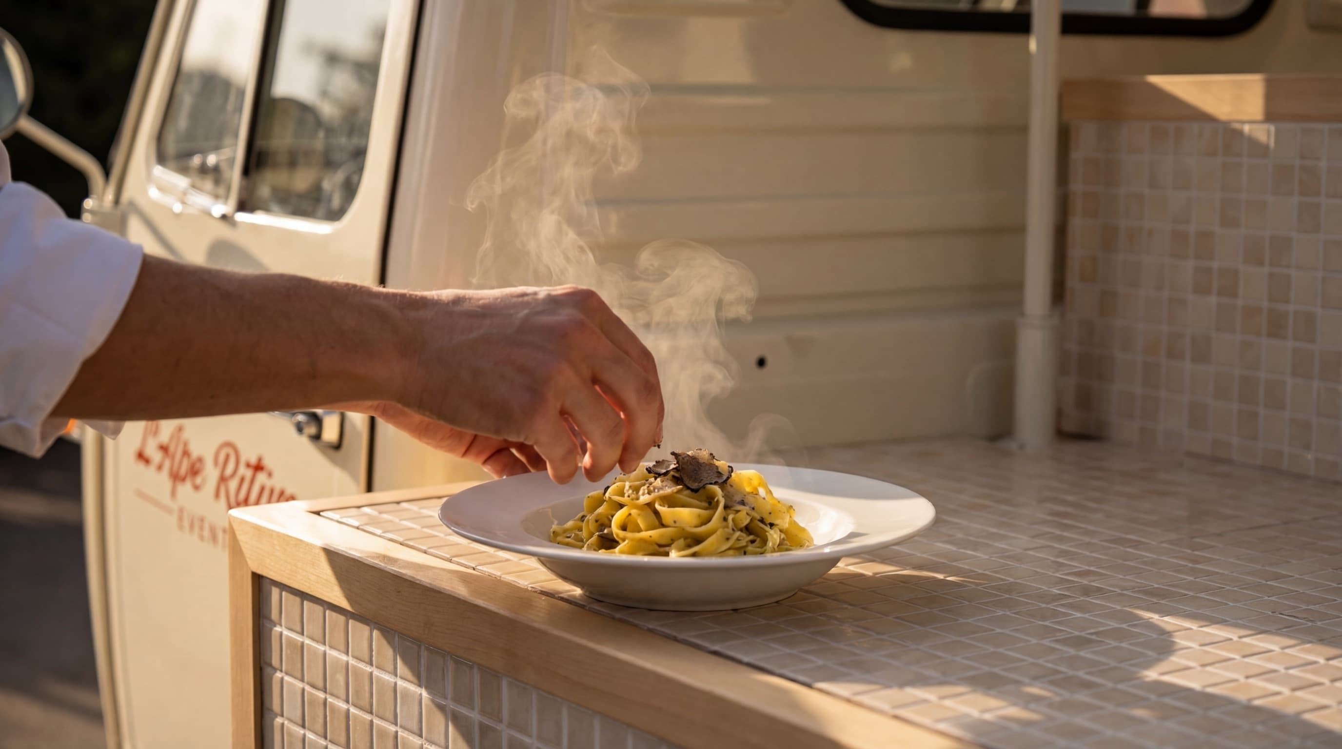 Pasta fresca dall'Apecar cucina